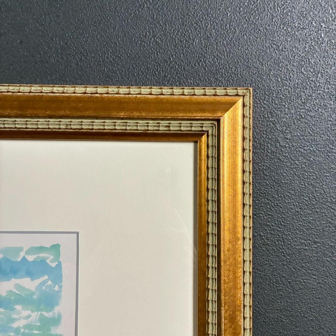 美品 児玉幸雄「エッフェル遠望」リトグラフ お洒落な額装 フランス