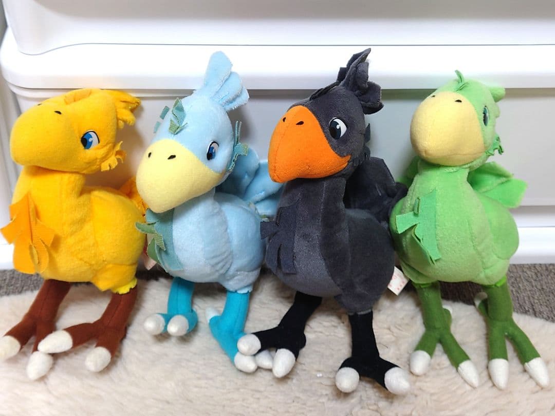 【激レア✨】FF7 チョコボ ぬいぐるみ 4体セット