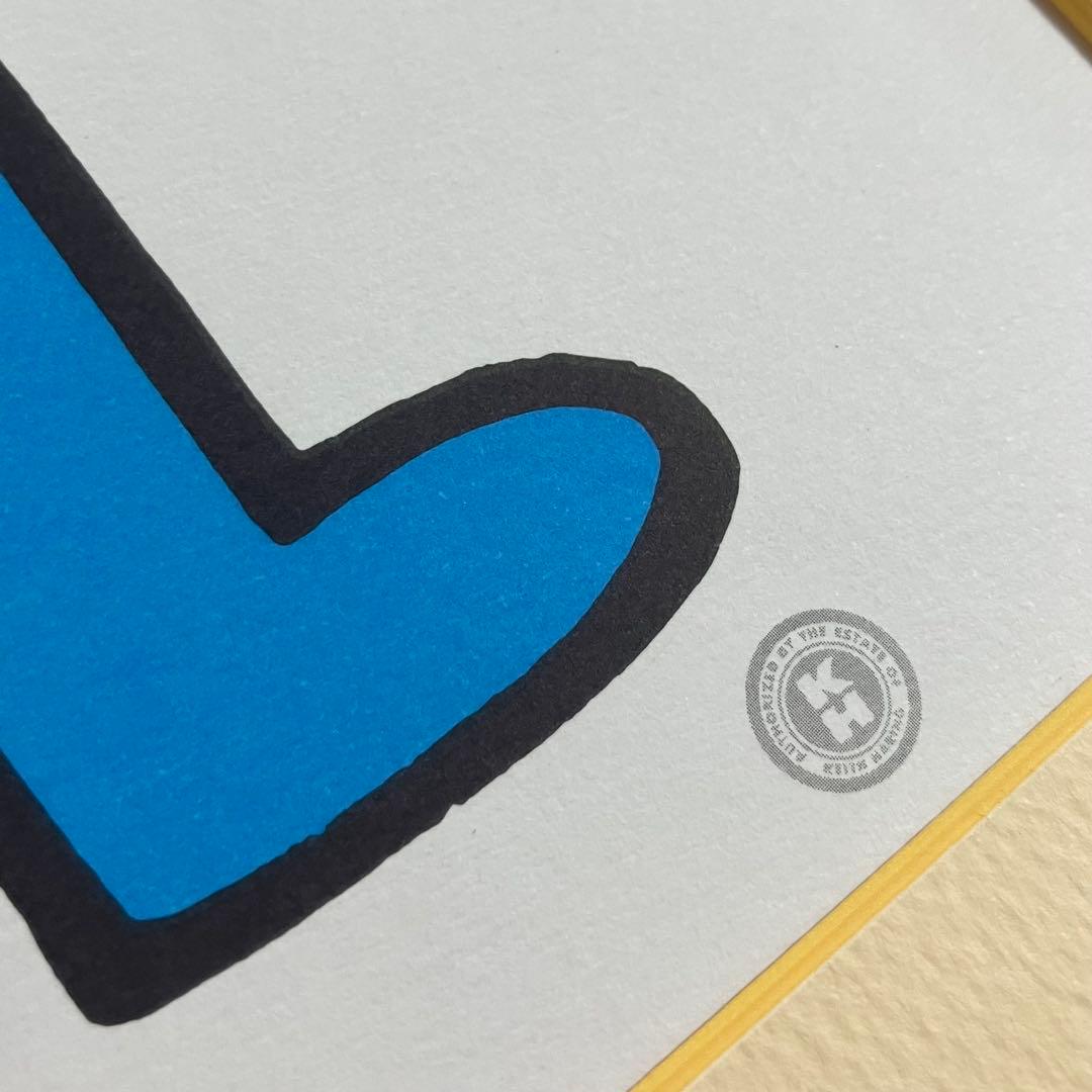 92年製 キースヘリング Keith Haring リトグラフ ポスター 額装済