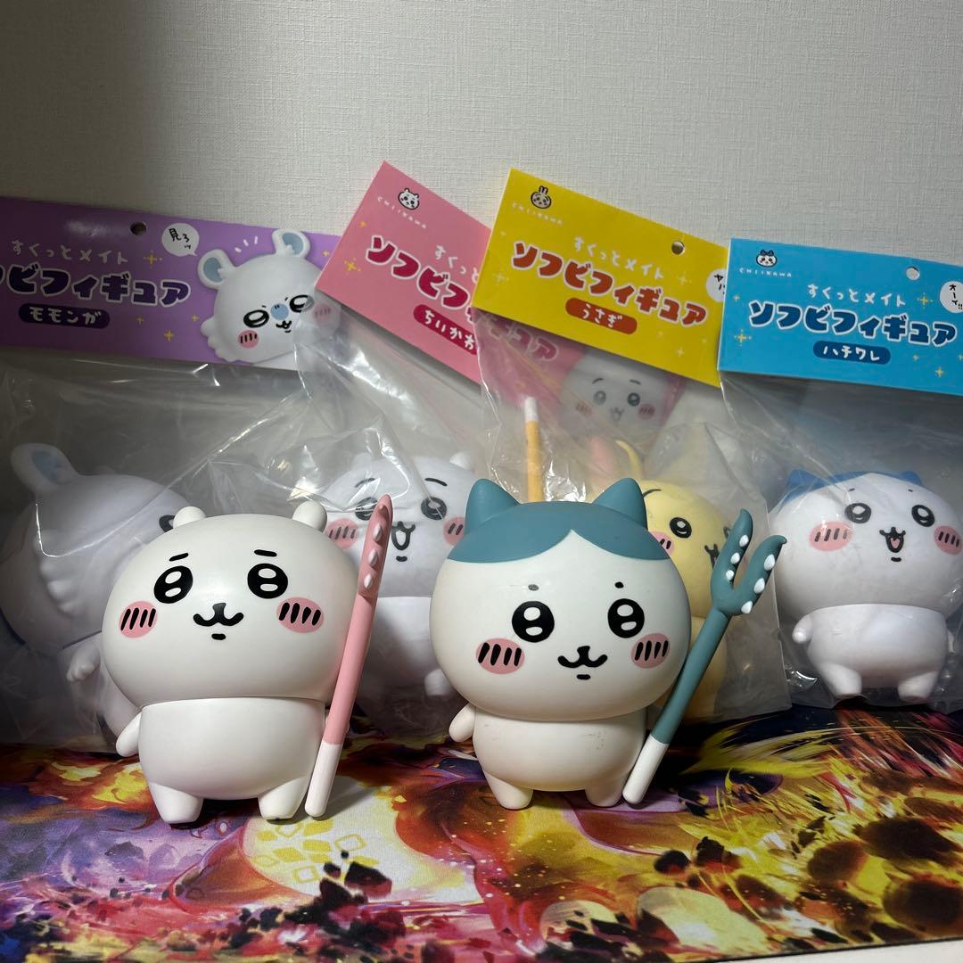 すくっとメイト ソフビフィギュア　　ちいかわ　6種セット