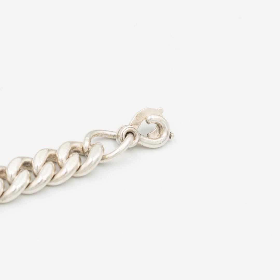 ヴィンテージ ティファニー ID ブレスレット シルバー 20cm 40年代