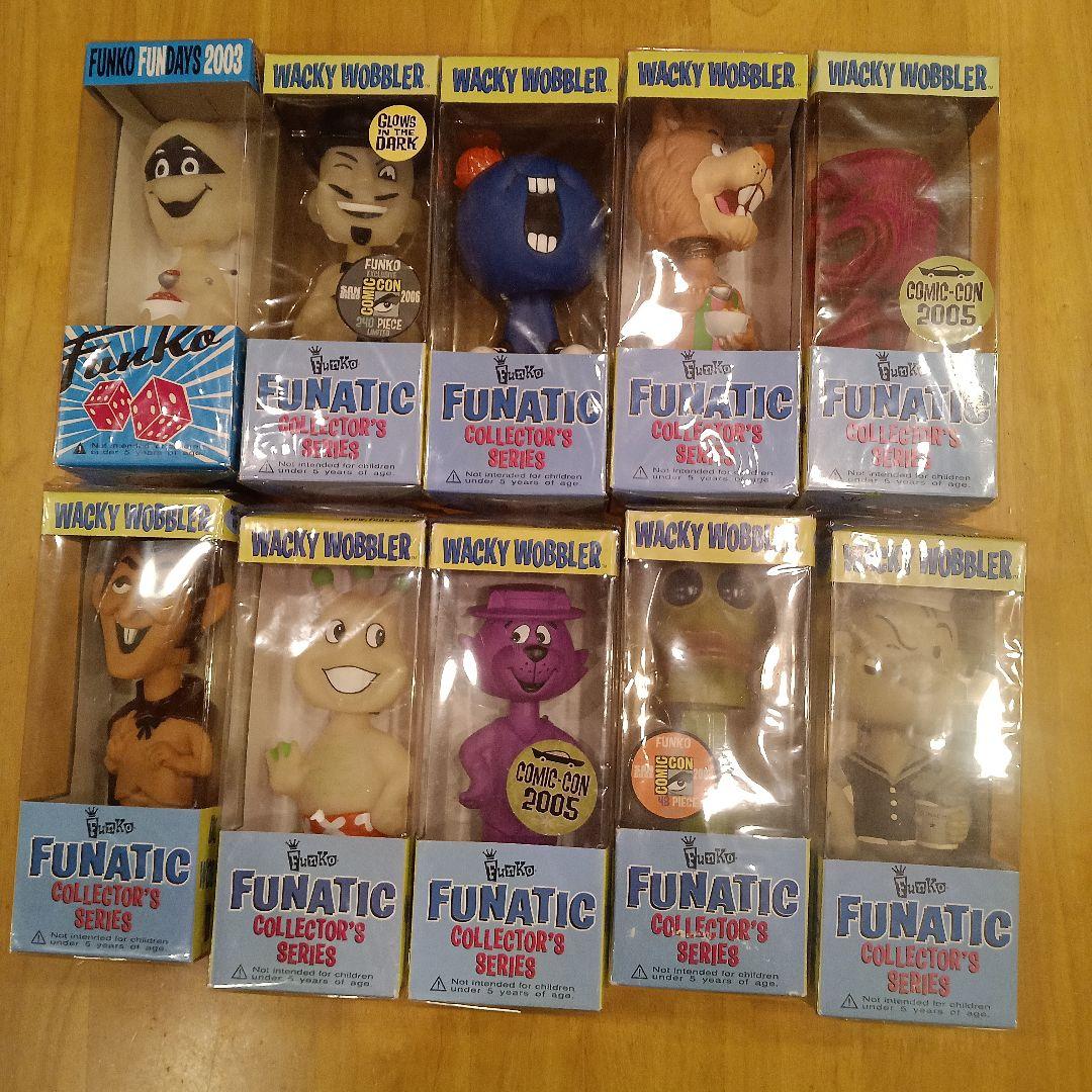Funko Wacky Wobbler コレクターズシリーズ 10体セット Funko Wacky Wobbler Pirate Freddy Funko with Proto 2024 SDCC Box
