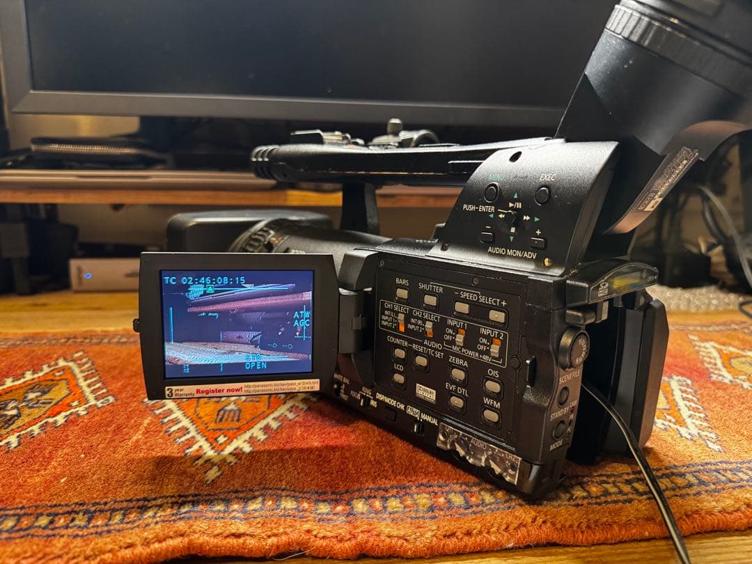 Panasonic ｜ AG-HMC155 + 複数バッテリー・カメラバッグ