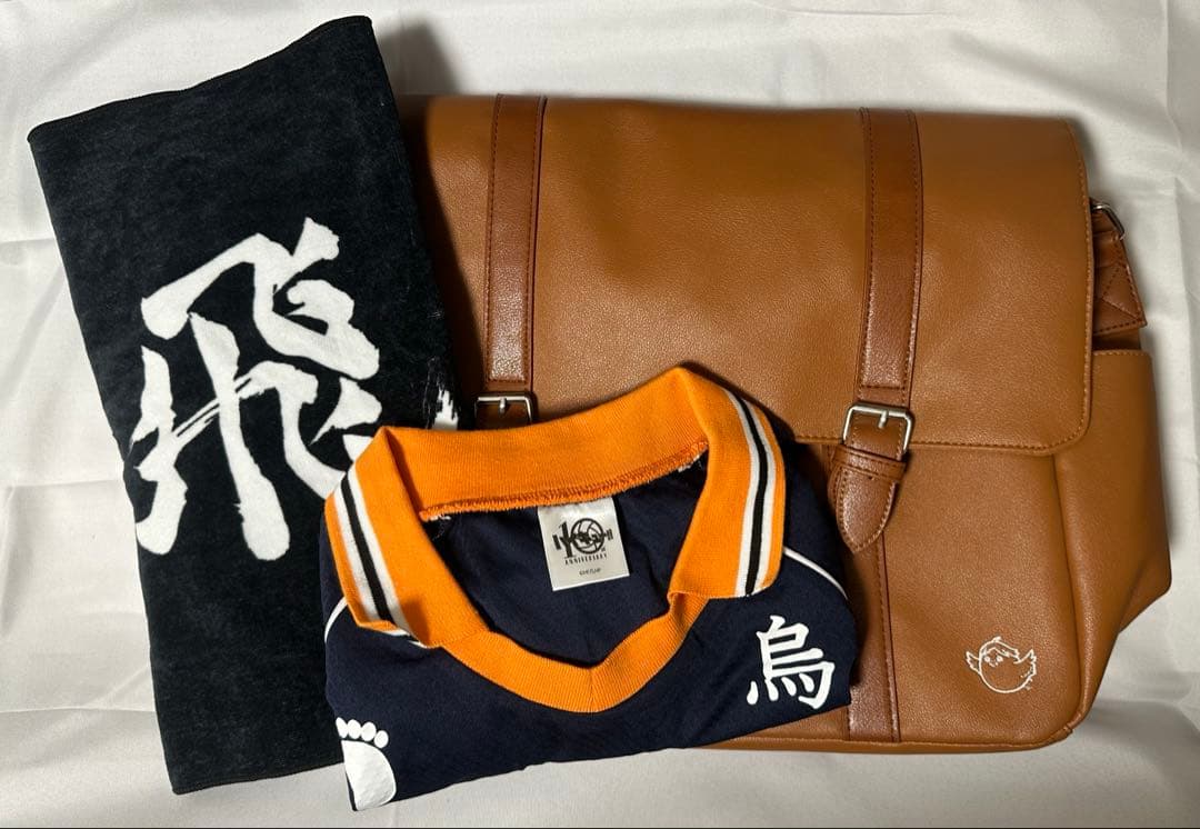 ハイキュー‼︎ 菅原孝支　グッズ3点セット　カバン　ユニフォーム　タオル