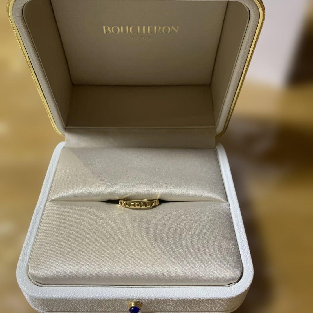 Boucheron ブシュロン クルドパリ ミディアム リング 12号 52
