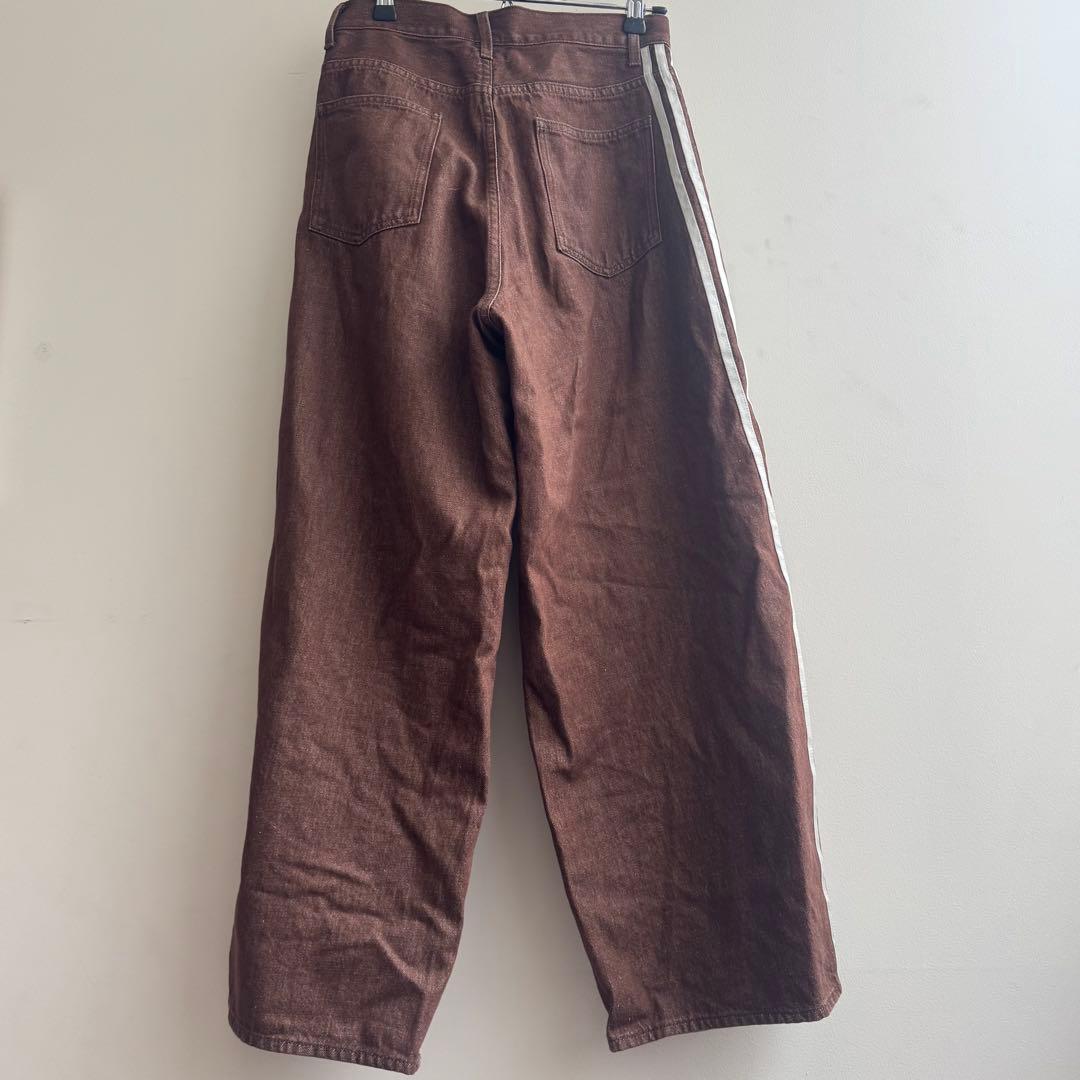 The toe エミレーツトラックデニムパンツ ブラウン Sサイズ - メルカリ