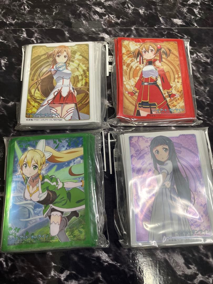 ソードアートオンライン　SAO キャラスリ　キャラクタースリーブ　セット売り 楽天市場】ソードアートオンライン スリーブ（コレクション｜ホビー