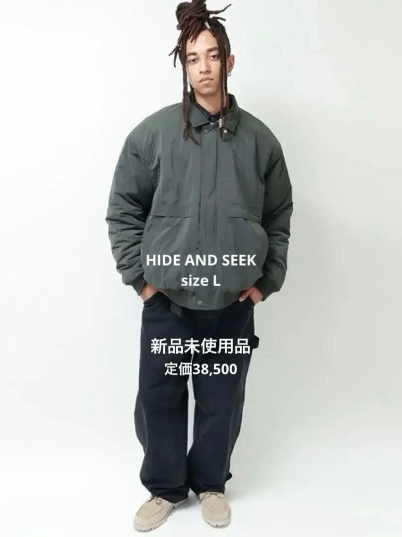 秋冬新作　HIDE AND SEEK キルティングジャケットLARGE