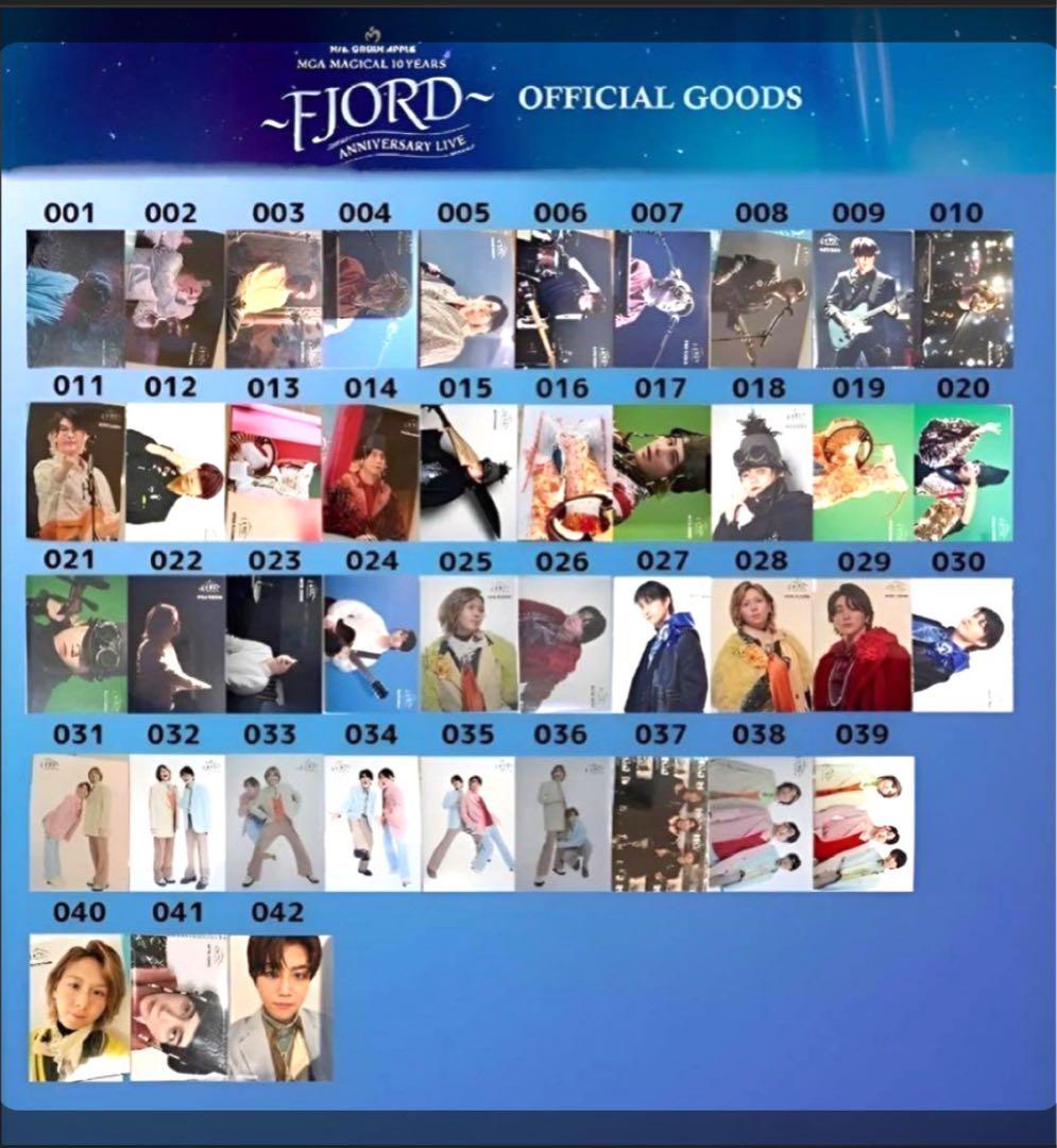 Mrs.GREEN APPLE フォトカードFJORD - メルカリ