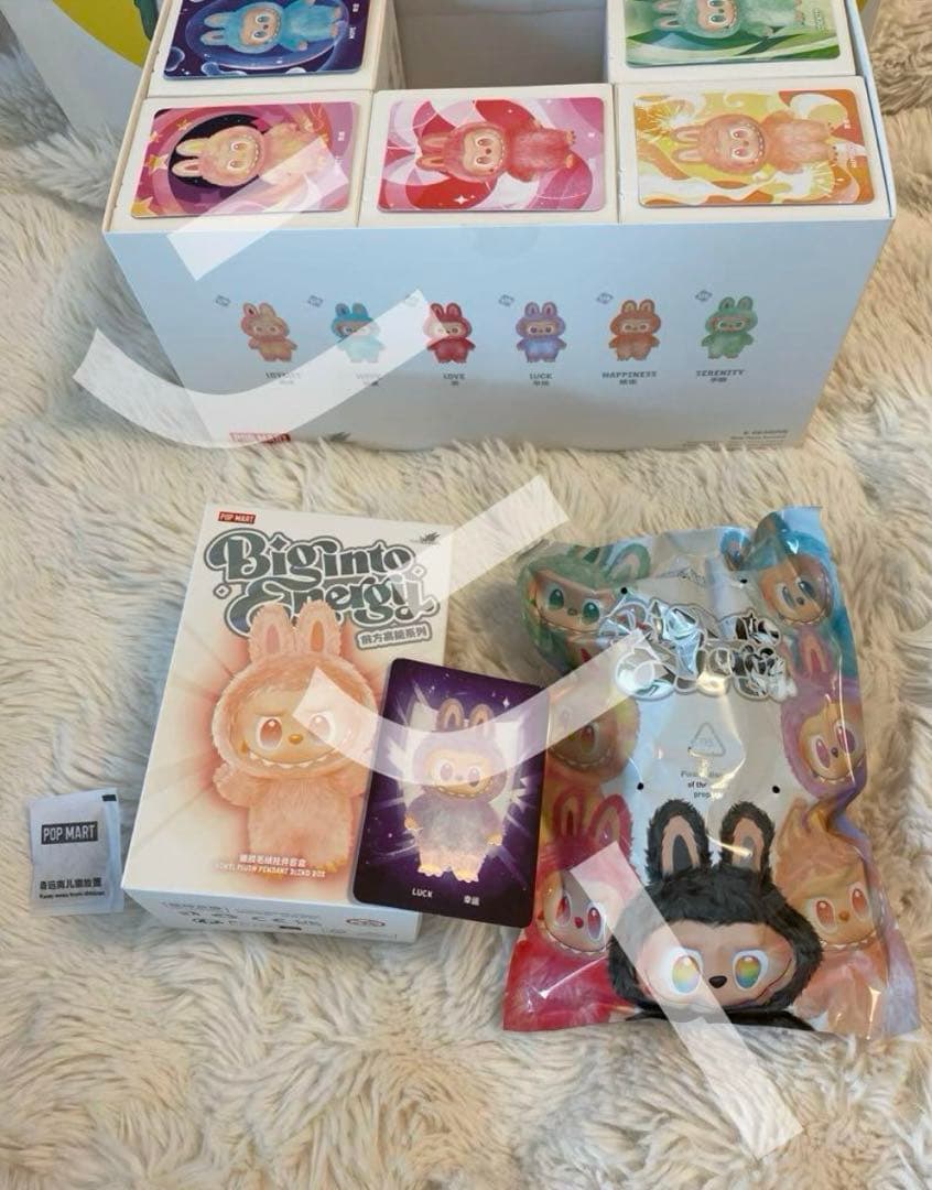 正規品 POPMART ラブブ エナジー LOVE LUCK 2点 ぬいぐるみ - メルカリ