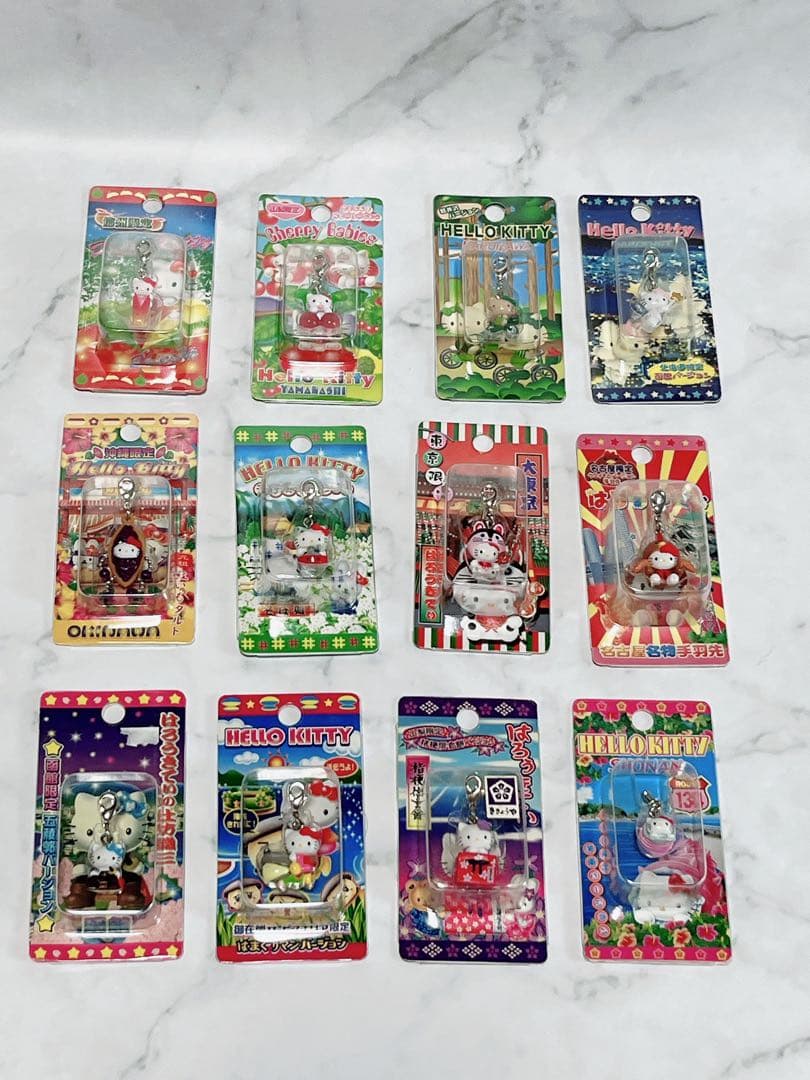 【新品・未開封】ご当地キティ/ファスナーマスコット　Bセット　平成レトロ　激レア