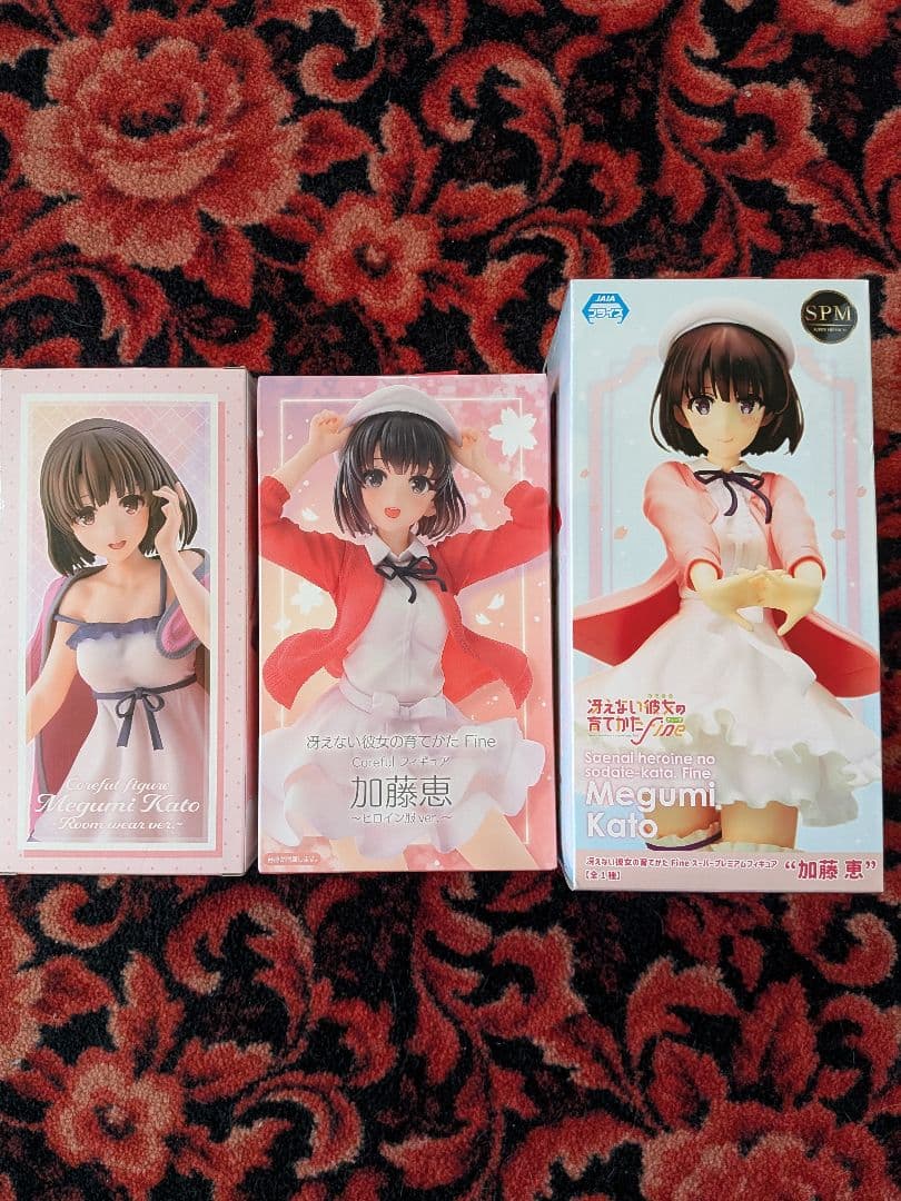 未開封！冴えない彼女加藤恵 フィギュア3体