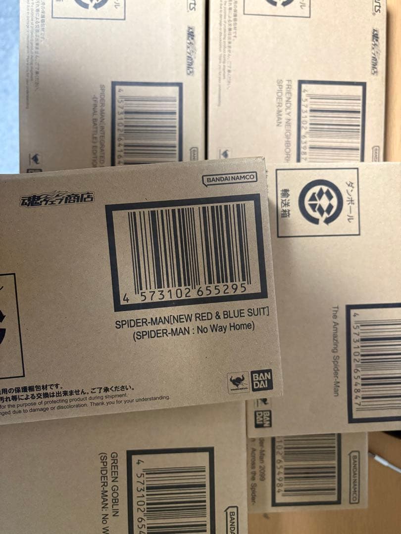 未開封　スパイダーマン　フィギュアーツ　6点　新品 S.H.Figuarts アイアン・スパイダー（スパイダーマン：ノー・ウェイ