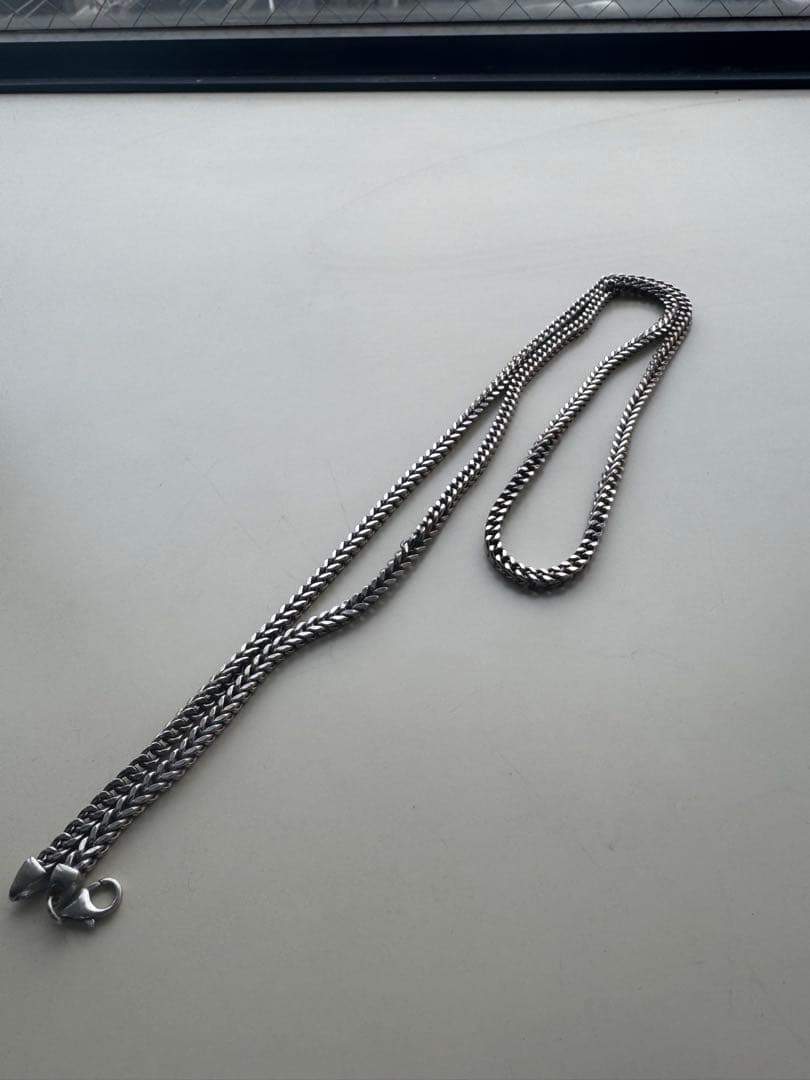 シルバー９２５のフランクリンチェーンです。