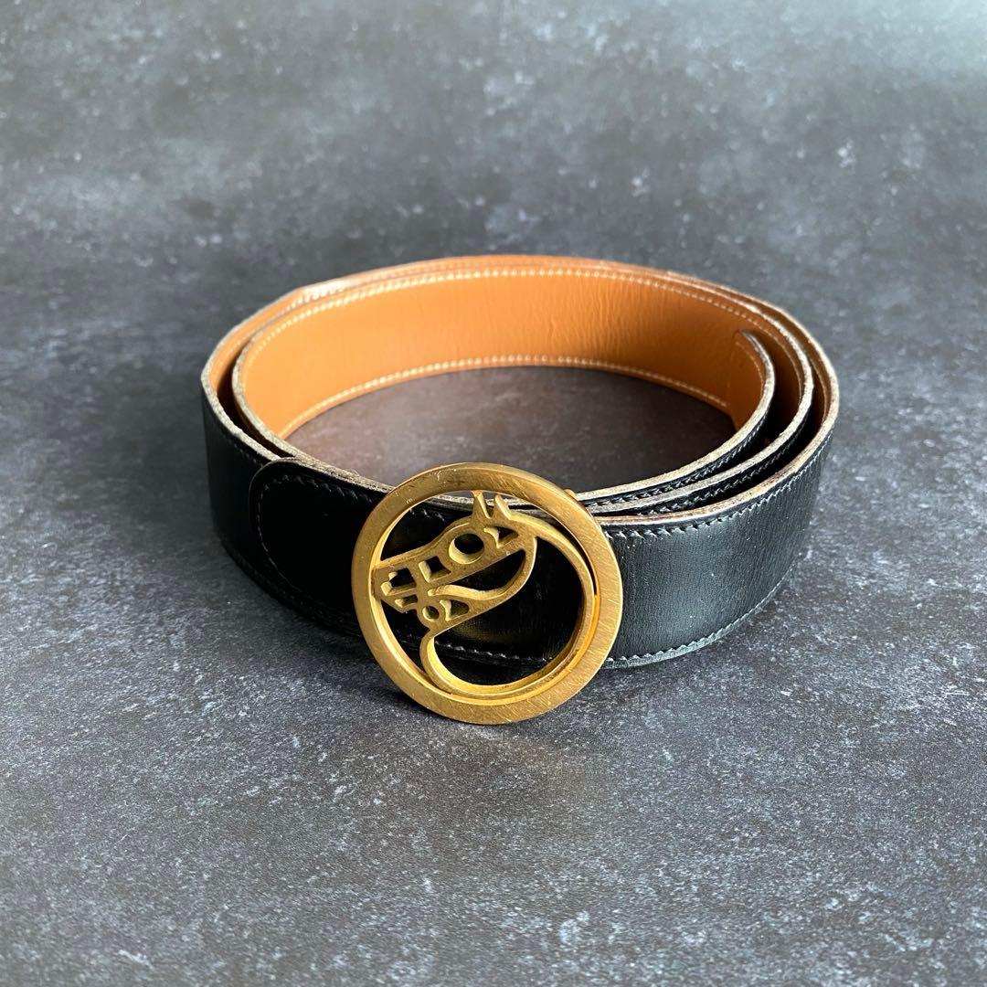 エルメス　HERMES　シュヴァル　レザー　ホースバックル　ベルト