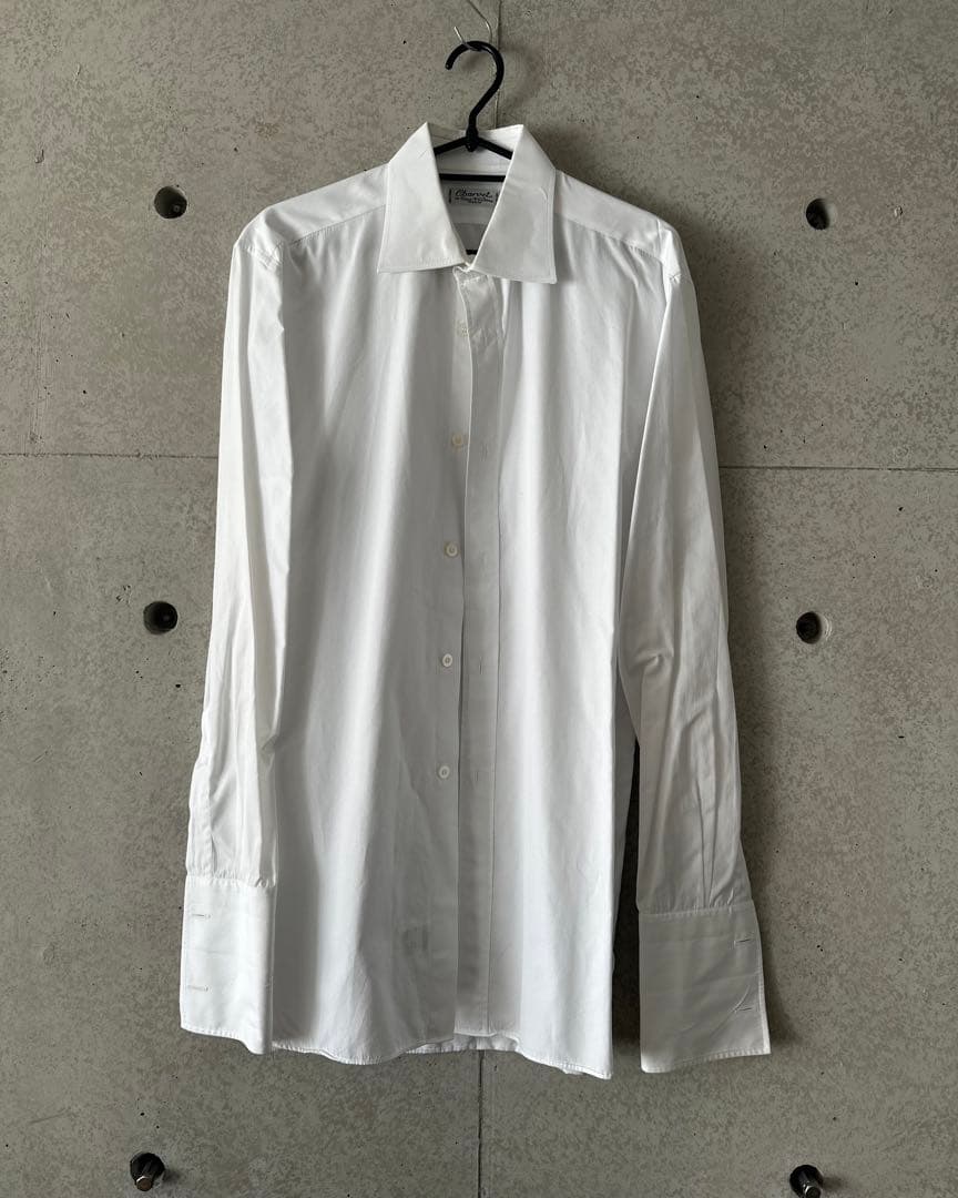 90s Charvet シャルベ シャツ フランス製 ヴィンテージ