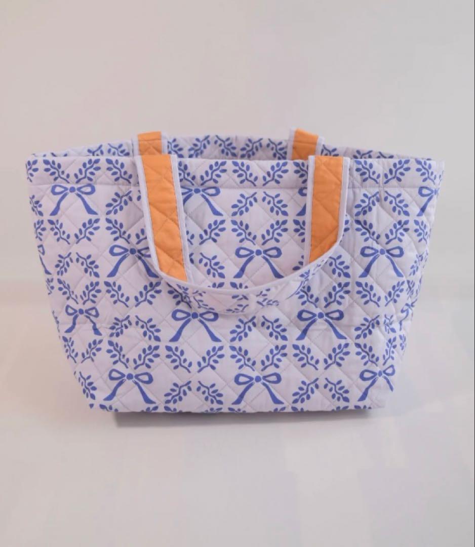 melted butter リボンキルトバッグ