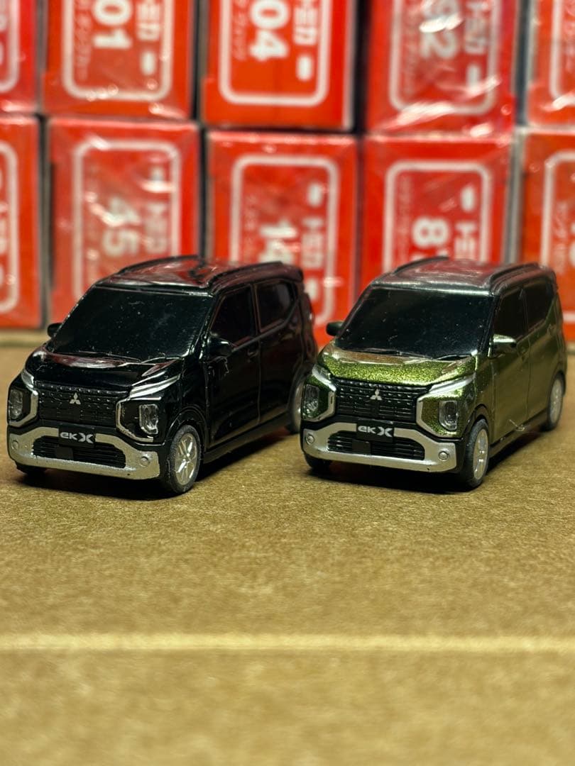 eKクロス ekx プルバック ミニカー MITSUBISHI 2台セット - メルカリ