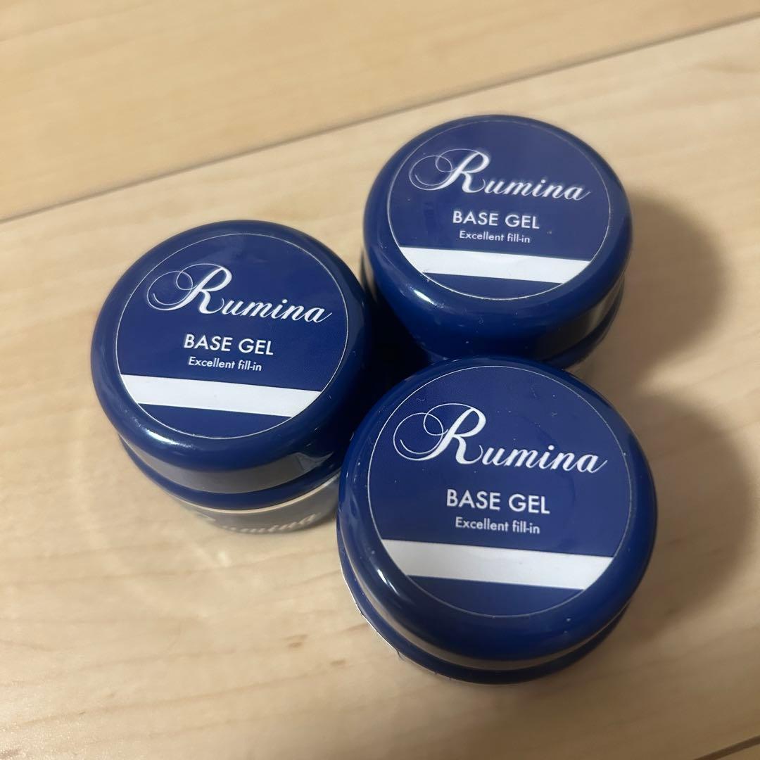 Rumina ベースジェル Excellent finish 25g 3個セット