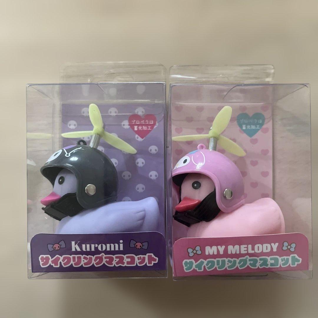 まとめ売り サイクリングマスコット アヒル隊長 マイメロ クロミ