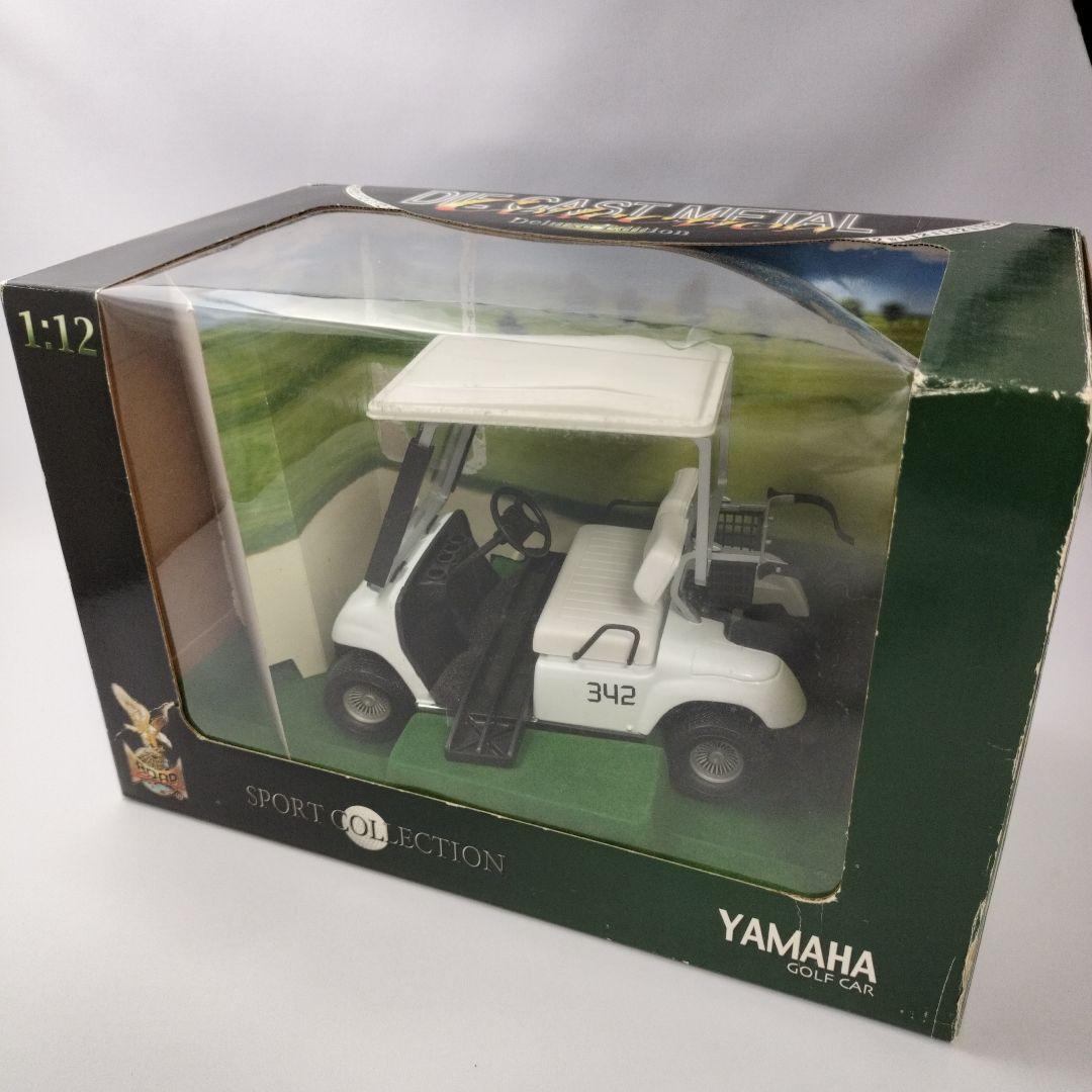 YatMing　YAMAHAゴルフカート 白 1/12 ミニカー中古　95312