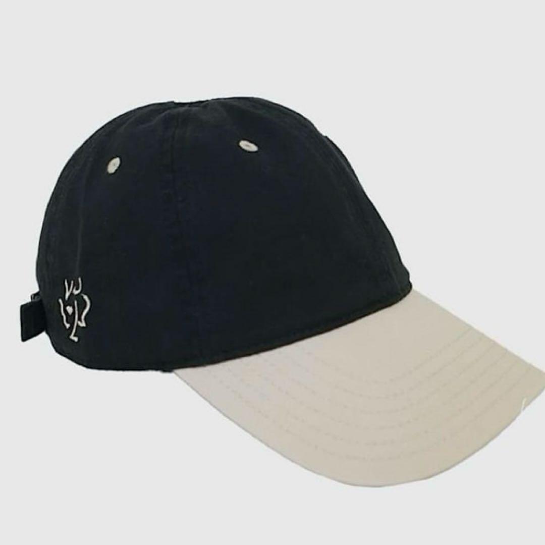 リンカブル キャップ　新作　新品　ブラック×オフ