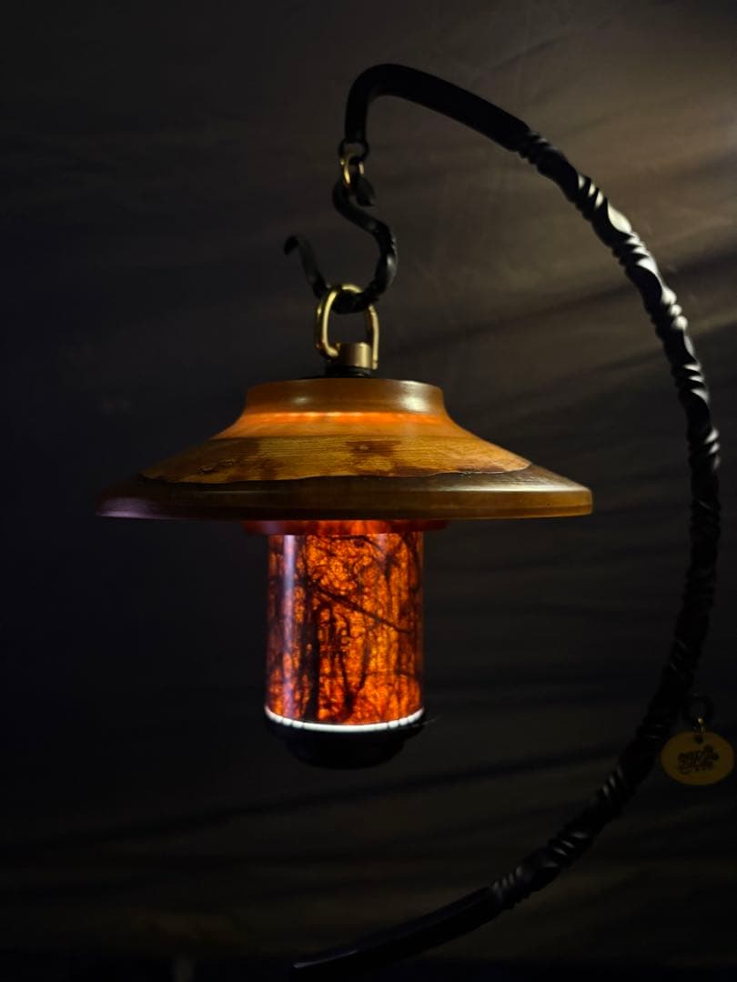 KI-no One Off Shade 38灯用　漆塗りカスタム 38explore ゼブラウッド カスタムホヤ 38灯 38-kT MIYABI - Brideal