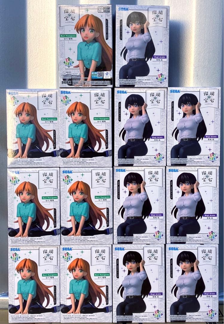 瑠璃の宝石 ちょこのせプレミアムフィギュア 谷川瑠璃 荒砥凪 14体セット