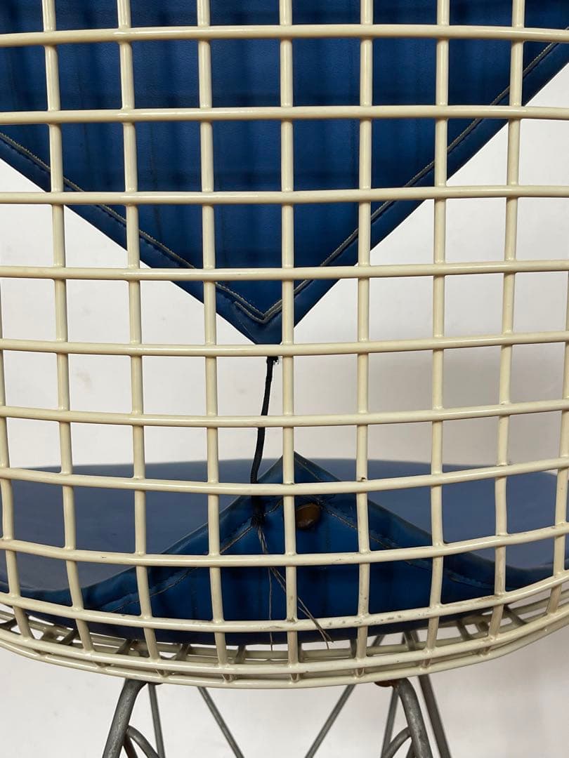 ハーマンミラー イームズ DKR ワイヤー チェア ビキニパッド ブルー 2