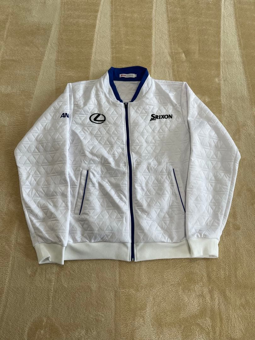 松山選手レプリカ　クロスニットキルトデザインジャケット