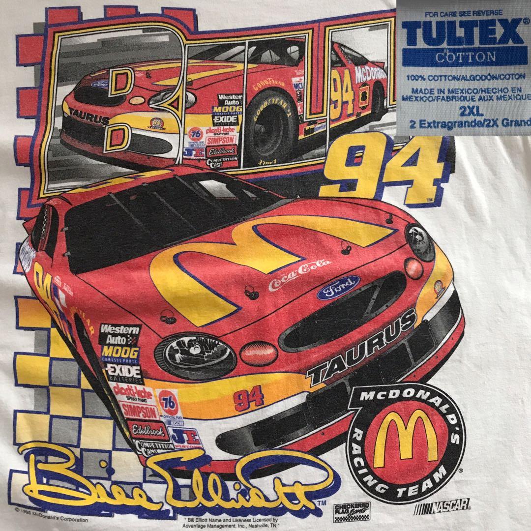 NASCAR ナスカー マクドナルド 1998年製ヴィンテージ Tシャツ F-1