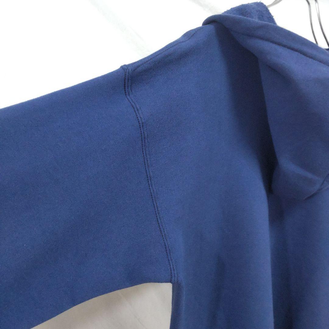 HELLER´S CAFE 後付け 両V パーカー 40 ネイビー 裏起毛