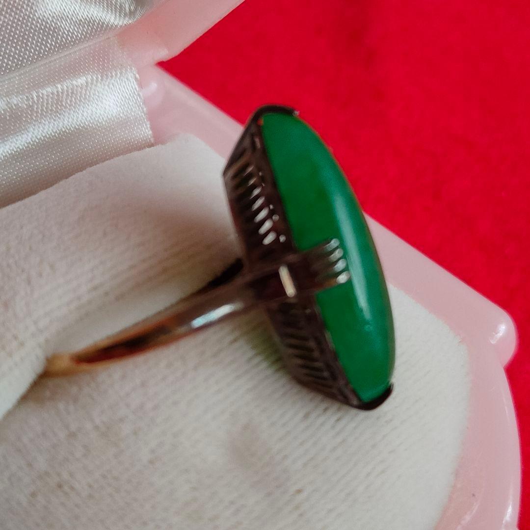 超レア物 デッドストック メタヒスイ オーバルカットリング - メルカリ