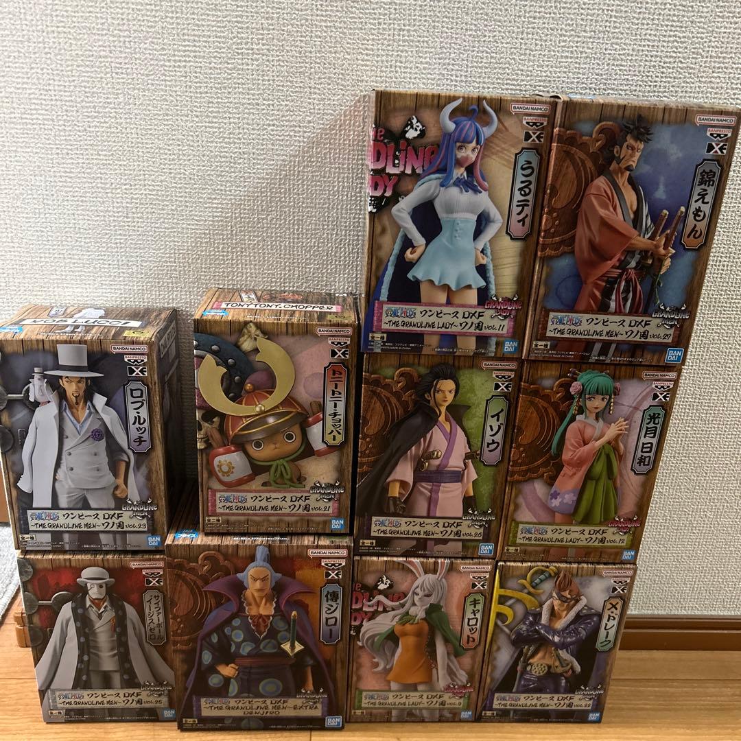 ワンピース DXF フィギュア10体セット　箱無し
