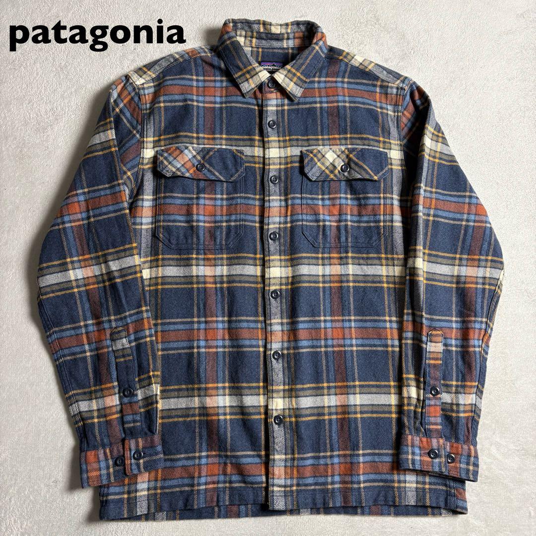 パタゴニア　フィヨルド　フランネルシャツ　オーガニックコットン　53947
