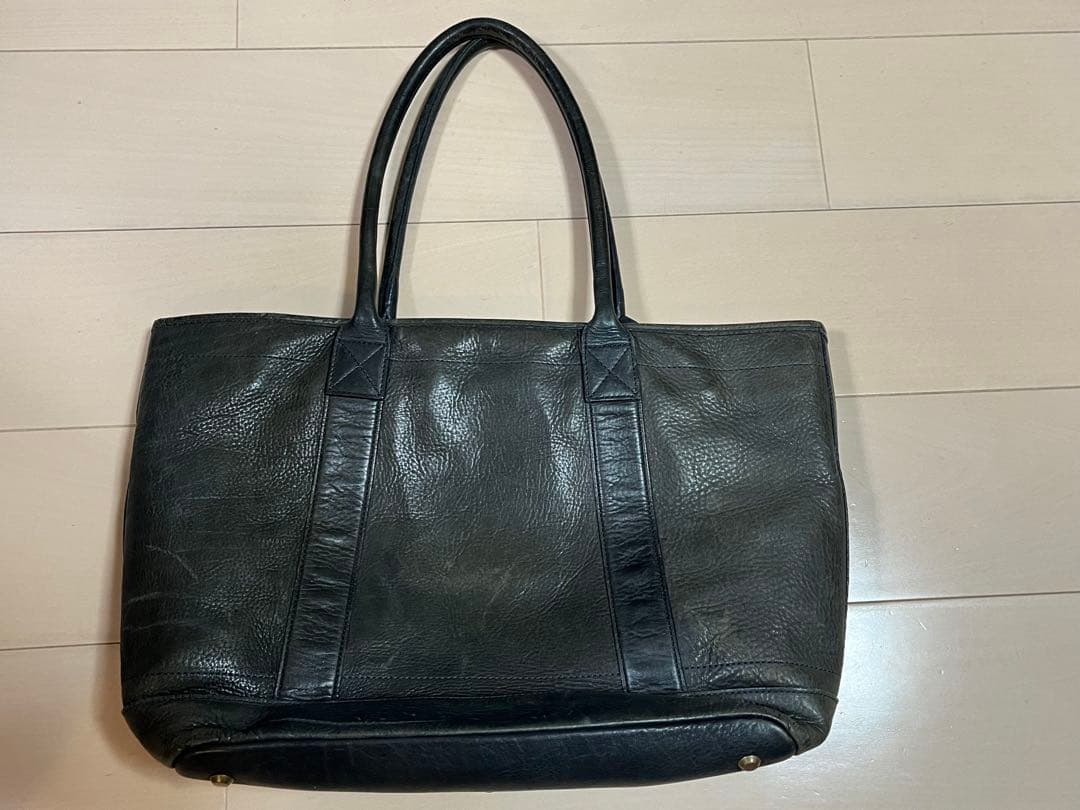 土屋鞄　ビークルラージストック　ダークインディゴ　トート ネイビー ブラック 黒