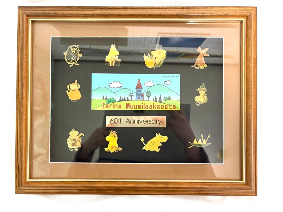 ムーミン60周年アニバーサリーピンバッチセット トレーディング サガラ刺しゅうピンバッジ単品（全6種/ムーミン