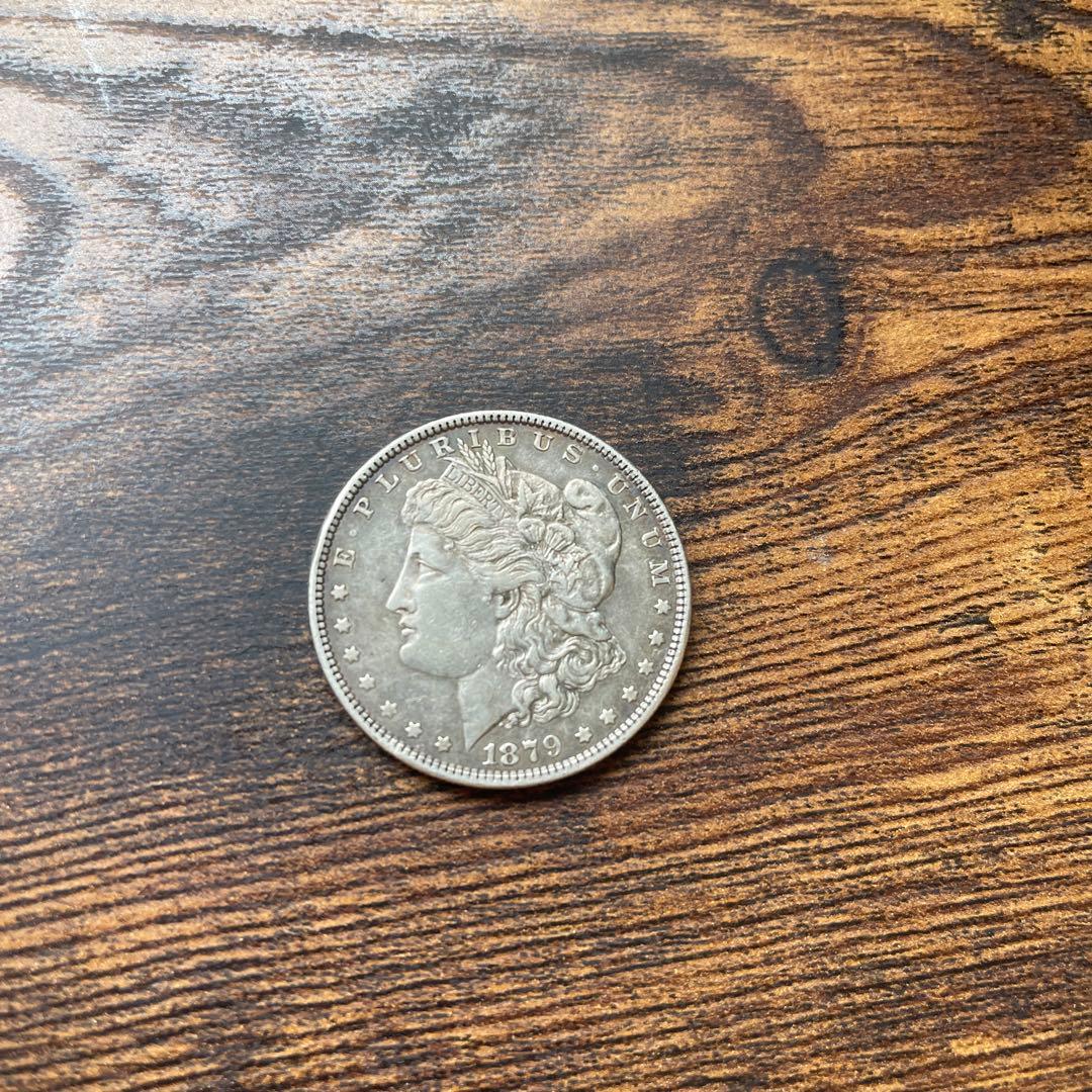 モルガンダラー銀貨1879年 アメリカ 1ドル銀貨 モルガンダラー 1879年 完全未使用 トン有 | 収集