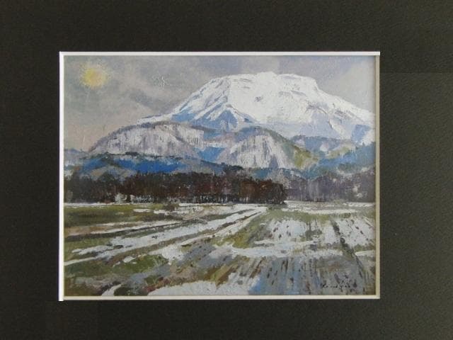 才村啓、【IBUKI】、希少な額装用画集画、新品高級額 額装付、状態良好