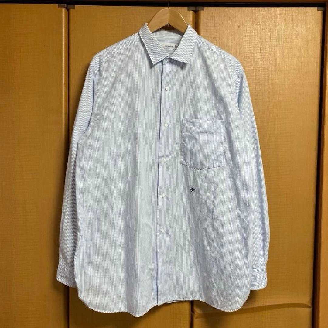 ナナミカ Regular Collar Stripe Wind Shirt nanamica / Regular Collar Stripe Wind Shirt