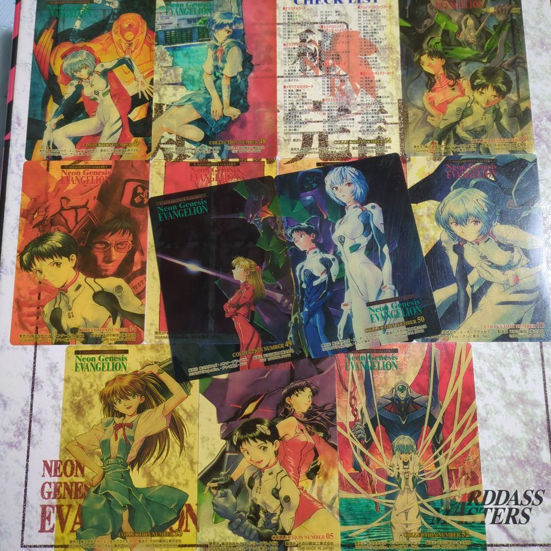 エヴァ　カードダス アマダ 03〜54　シンジ レイ アスカ 計13枚セット