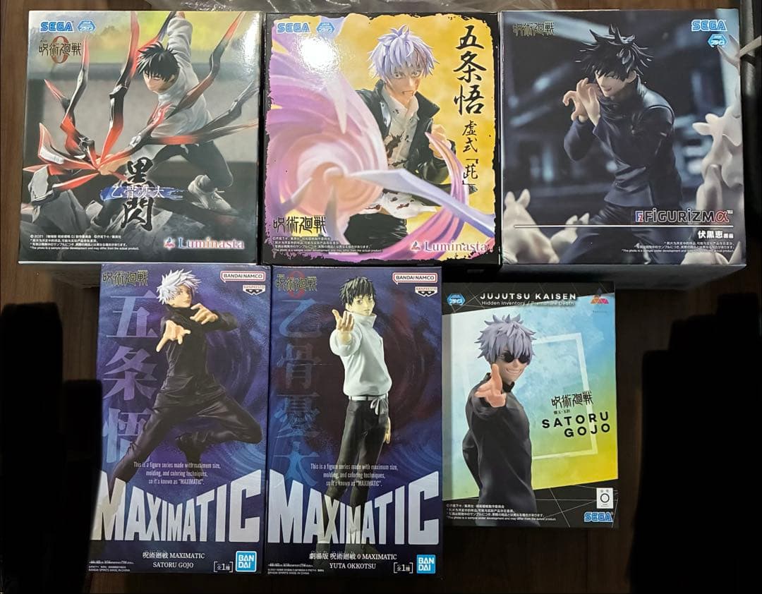 未開封　呪術廻戦　フィギュア　6個　まとめ売り