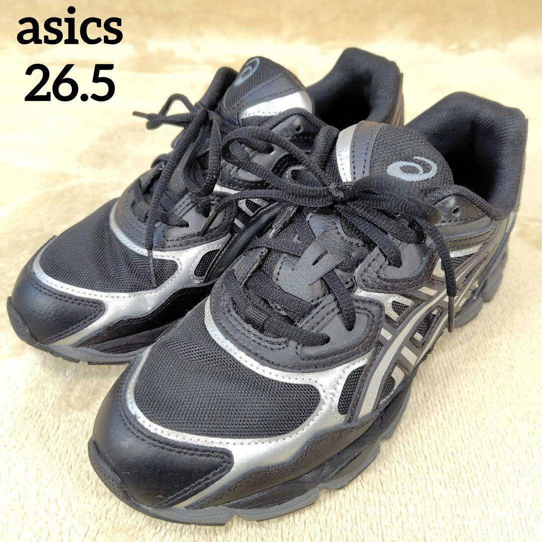 asics アシックス ゲル エヌワイシー スニーカー メンズ 黒色 27.5