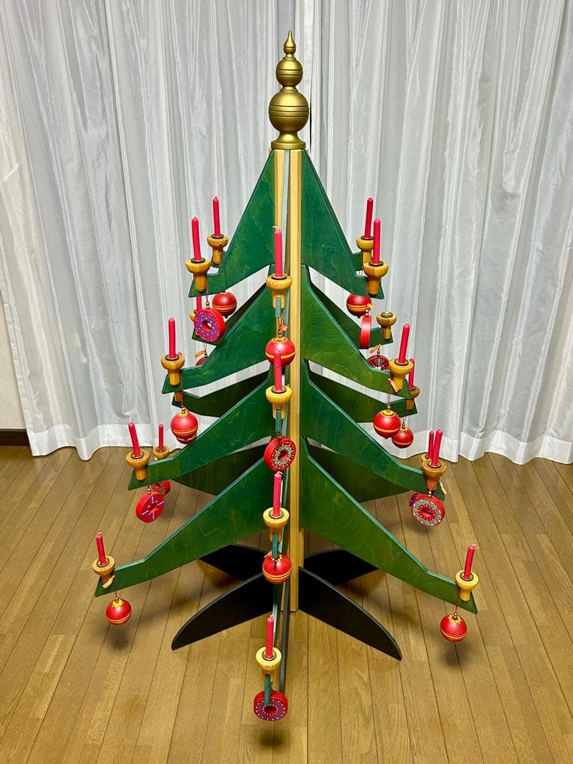 美品希少✨ドイツ製手作り木製ツリー✨ ブライトシュベルツ