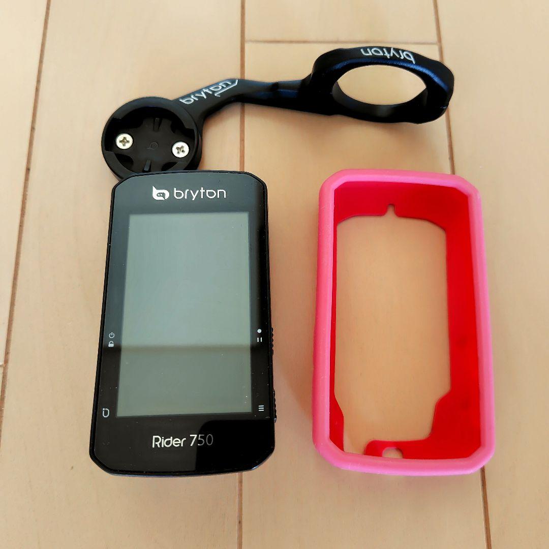 Bryton Rider 750 サイクルコンピューター 本体 マウント、ケース