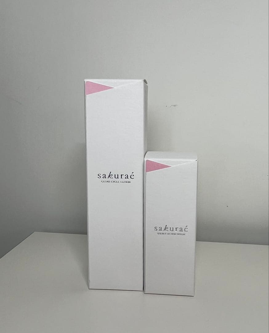 サクラエ　ダブルアクションセラム＆クリアサイクルローション　セット 試してみた】サクラエ クリアサイクルローション サクラエ（sakuraé