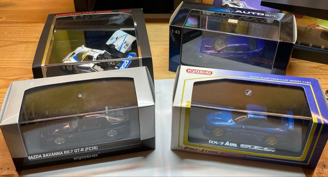 1/43 マツダスピード　ブルー　４台セット