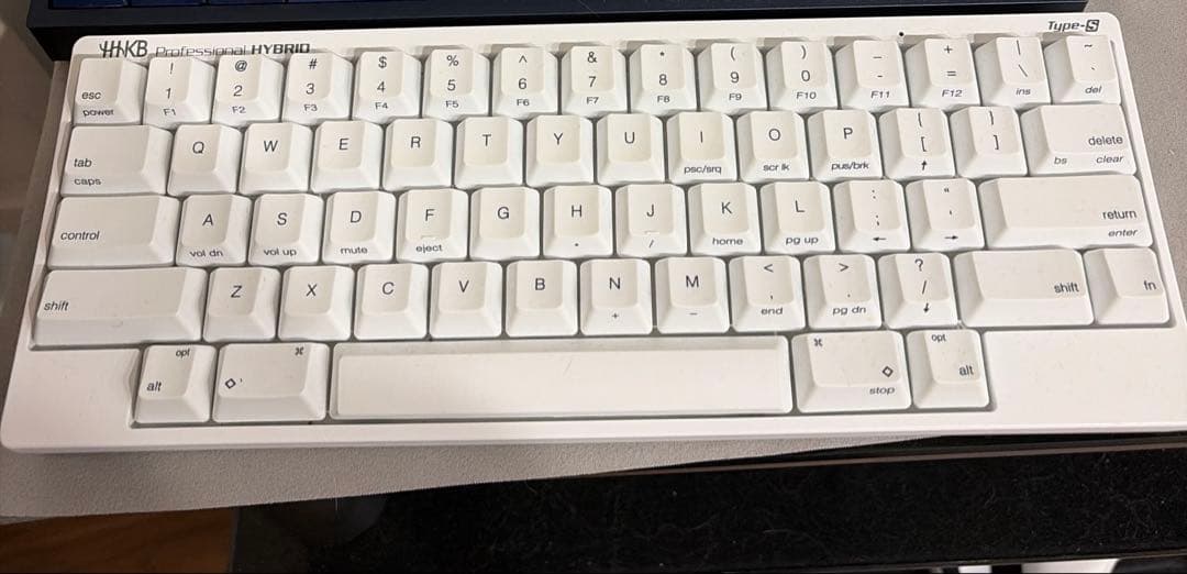 【US配列】HHKB Professional HYBRID Type-S 雪