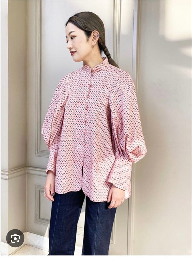 mame kurogouchi鶴ブラウス - メルカリ