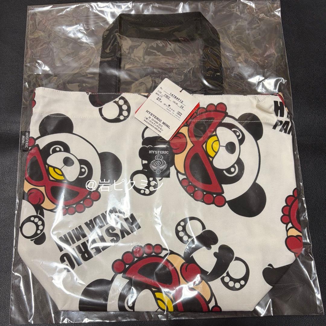 ヒステリックミニ パンダMINI ミニサイズトートバッグ　HYSMINI
